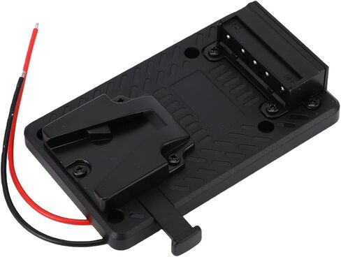 لوحة بطارية Fabater V Mount، محول لوحة تثبيت على شكل V، منافذ إخراج DC مع أسلاك مضادة للإدخال الخاطئ، منع الشحن الزائد للجهد الزائد للكاميرا LED للهاتف الذكي in Kuwait