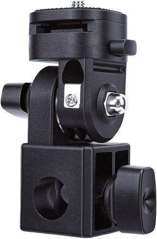 Light Stand Mount Adapter, Cold Shoe Adapter Mount 1/4 Inch Screw 180 Tilt Arrow Storage Case Mounting Plate for Camera Monitor Light Monitor DSLR C Stand in Kuwait
