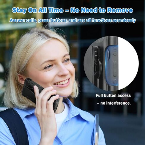 Phone Holster Case for Cisco 8821/8821-EX | 360° Rotating Belt Clip, No-Removal Access, Durable for Healthcare/IT/Retail/Industrial Workers in Saudi Arabia