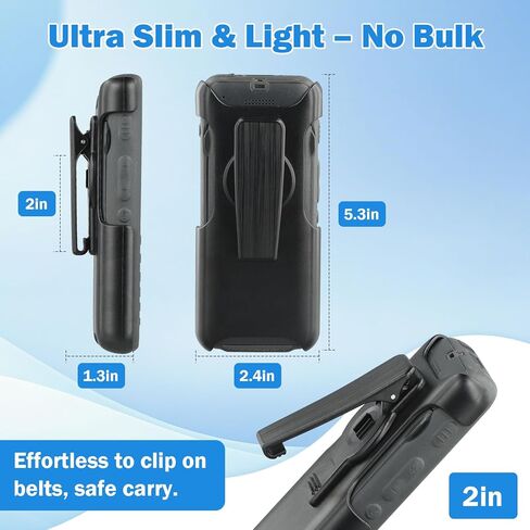 Phone Holster Case for Cisco 8821/8821-EX | 360° Rotating Belt Clip, No-Removal Access, Durable for Healthcare/IT/Retail/Industrial Workers in Saudi Arabia