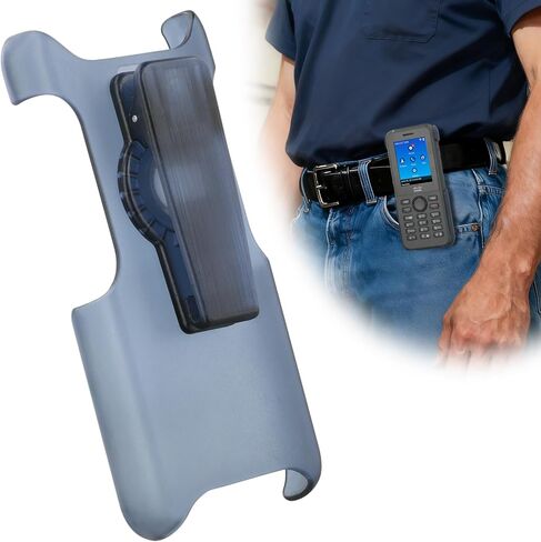Phone Holster Case for Cisco 8821/8821-EX | 360° Rotating Belt Clip, No-Removal Access, Durable for Healthcare/IT/Retail/Industrial Workers in Saudi Arabia