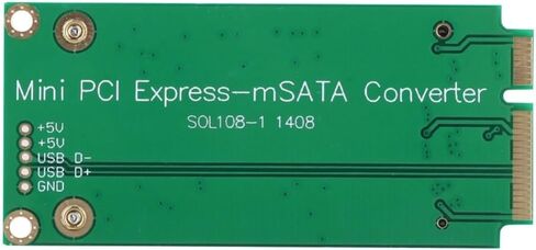 بطاقة محول mSATA إلى SATAs Mini PCIe - لجهاز ASUS Eee PC 900/901/900A/1000، محول SSD 30x50 مم، ترقية الكمبيوتر المحمول التوصيل والتشغيل in Kuwait
