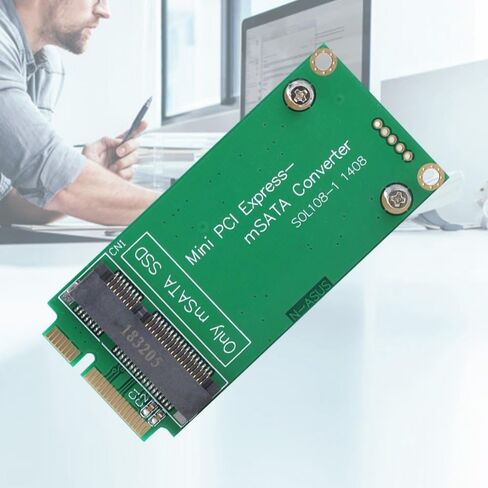 بطاقة محول mSATA إلى SATAs Mini PCIe - لجهاز ASUS Eee PC 900/901/900A/1000، محول SSD 30x50 مم، ترقية الكمبيوتر المحمول التوصيل والتشغيل in Kuwait