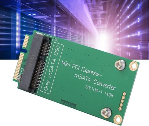 بطاقة محول mSATA إلى SATAs Mini PCIe - لجهاز ASUS Eee PC 900/901/900A/1000، محول SSD 30x50 مم، ترقية الكمبيوتر المحمول التوصيل والتشغيل in Kuwait