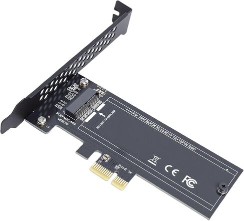 بطاقة محول SSD إلى PCIE 1X، محولات SSD 12 16 دبوس، بطاقات محول Pro 2013 2017 مع التوصيل والتشغيل وواجهة PCIE 4.0، مثالية لـ 10 11 نظامًا in Kuwait