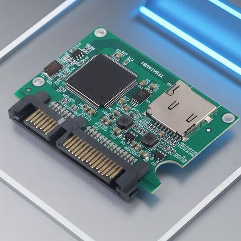 محول SD إلى SATAs - محول بطاقة ذاكرة TF لـ SSD، متوافق مع فتحة M.2 لتخزين البيانات وقرص التمهيد، والتوصيل والتشغيل in Kuwait