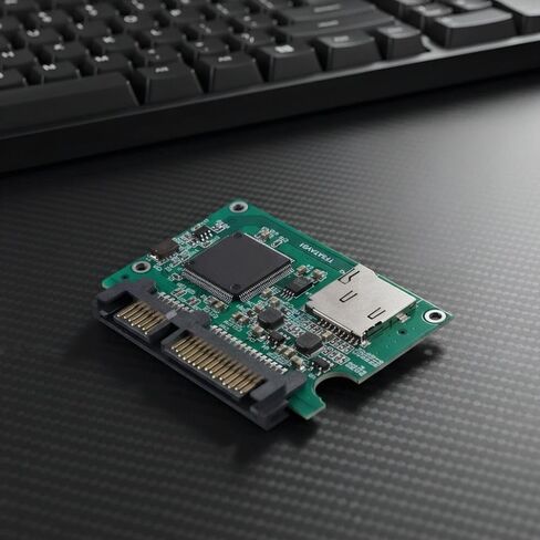 محول SD إلى SATAs - محول بطاقة ذاكرة TF لـ SSD، متوافق مع فتحة M.2 لتخزين البيانات وقرص التمهيد، والتوصيل والتشغيل in Kuwait
