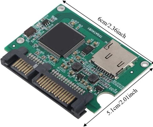 محول SD إلى SATAs - محول بطاقة ذاكرة TF لـ SSD، متوافق مع فتحة M.2 لتخزين البيانات وقرص التمهيد، والتوصيل والتشغيل in Kuwait