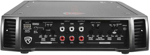 Rockville RV69.4A Bundle: Pair 6x9 in 1000W/220W RMS 4-Way Car Speakers, Pair RV5.3A 5.25 in 600W/100W RMS 3-Way Car Speakers, RXA-F1 1600W Peak 4 Channel Amplifier, RWK42 4 Gauge Amp Kit, 6-Items in Kuwait