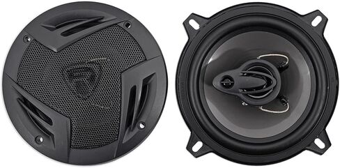 Rockville RV69.4A Bundle: Pair 6x9 in 1000W/220W RMS 4-Way Car Speakers, Pair RV5.3A 5.25 in 600W/100W RMS 3-Way Car Speakers, RXA-F1 1600W Peak 4 Channel Amplifier, RWK42 4 Gauge Amp Kit, 6-Items in Kuwait