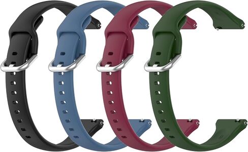 20MM Replacement Bands Compatible with Amazfit GTS 3/GTS 4/GTS/GTS 2 Mini/GTS 4 Mini/GTS 2/GTS 2e Bands Silicone Ultra-Thin Quick Release Sport Straps for Amazfit Bip U Pro/Bip U/Bip 3/Bip 3 Pro in Kuwait