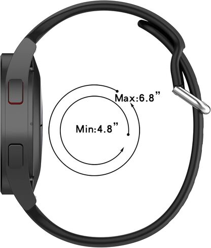 20MM Replacement Bands Compatible with Amazfit GTS 3/GTS 4/GTS/GTS 2 Mini/GTS 4 Mini/GTS 2/GTS 2e Bands Silicone Ultra-Thin Quick Release Sport Straps for Amazfit Bip U Pro/Bip U/Bip 3/Bip 3 Pro in Kuwait