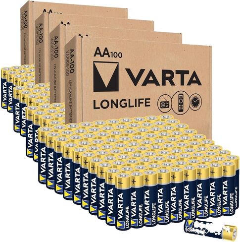 Varta Longlife AAA Batteries (48 Pack), Alkaline Triple A Battery in Kuwait