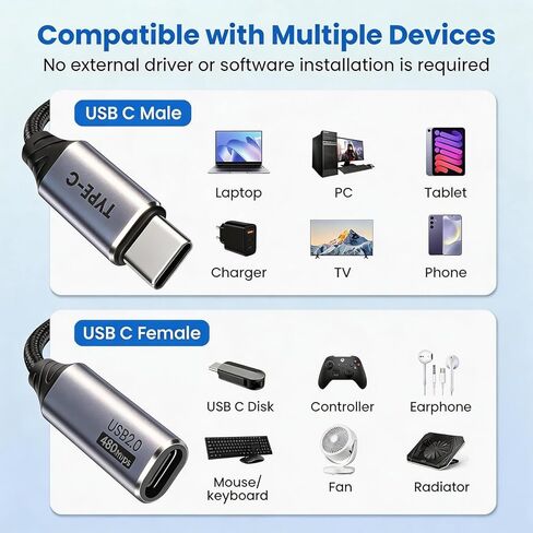 【3 في 1】 محول مقسم USB C Hub من النوع C مع نقل بيانات OTG عالي السرعة لقاعدة إرساء قارئ بطاقة محرك الفلاش المتوافقة مع iPhone 15/16/17 Pro Max MacBook Samsung Android الكمبيوتر المحمول in Kuwait