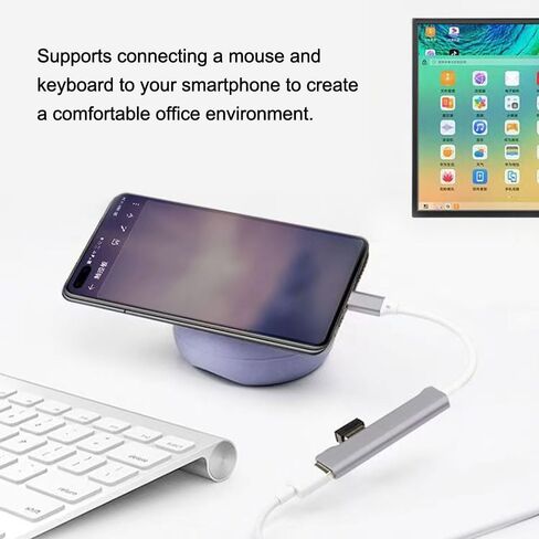4-Port USB C Hub with USB 3.0/2.0, Multi-Port Type C Hub,Aluminum USB C Multiport Adapter for PC/Laptop/Keyboard/Mouse/Xbox/PS5/Flash Drive/Printer and More Devices in Kuwait