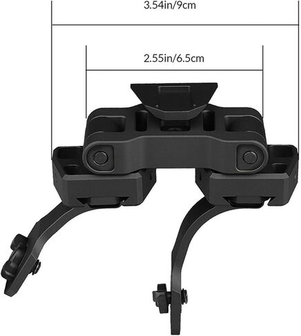 NVG Mount Dual J ARM Dovetail Mount for PVS 14 Night Vision Binoculars/Monoculars Metal Bridge Adapter in Kuwait