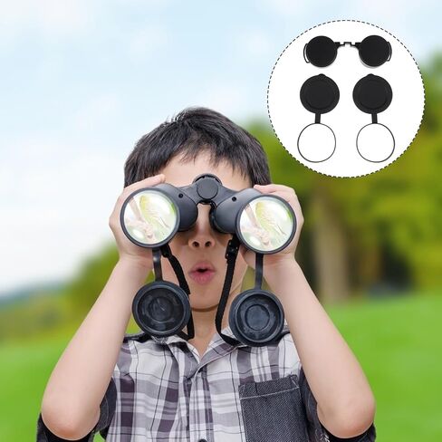 NUOBESTY 3 Pcs Rubber Telescope Eyepiece and Objective Lens Covers Protective Caps Replacement for Binoculars and Scopes Accessories in Kuwait