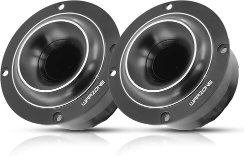 Warzone 2X WZ35TW 3.8-Inch Super Tweeter Speaker, 4 Ohm, 1700W Total Max Power, 104dB Sensitivity, Pen Diaphragm, Aluminum Voice Coil for Pro Car Audio (Pair) in Kuwait