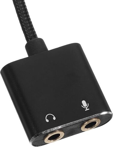 Clear Sound USB Sound Card Adapter External Stereo Audio Splitter with Headphone and Microphone for PC Laptop Mobile Devices with High Fidelity Audio in Kuwait
