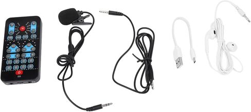 Yosoo Health Gear Mini Voice Changer، بطاقة صوت محمولة مع 8 تأثيرات، متوافقة مع الهاتف المحمول والكمبيوتر، للعيش والألعاب in Kuwait