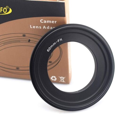 62MM Macro Reverse Adapter Ring Lens Adapter & for Fuji Film FX X Mount X-A5 X-A20 X-A10 X-A3 X-A2 X-A1 X-T2 X-E3 X-E2S X-E2 X-E1 Camera in Kuwait