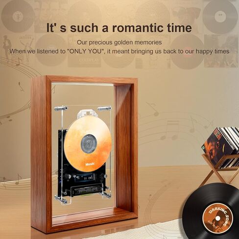 Retro Fashion Music Photo Frame CD Player with BT, Wall-Mountable & Tabletop, for Birthday, Anniversary, Housewarming (No CD/Speaker) in Kuwait