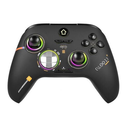 Hexamurby Wireless Controller for PC with 2.4G Adapter Receiver/RGB Light/Programmable/Turbo/Motion Sensor/Dual Vibration in Kuwait