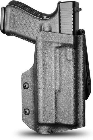 OWB Kydex Holster - Compatible ONLY with Glock 17/19/ 19X / 44/45 (Gen 1-5) & Glock 22/23/ 31/32/ 34 (Gen 3-4) & MOS with TLR-1 / TLR-1 HL/TLR-1 HL-X/TLR-1 HP-X Installed, Right-Hand in Kuwait