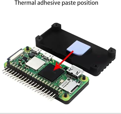 Robust Aluminum for Case for 2 for W Enclosure Easy Access Ports for Shell Box with 40Pin GPIO Header in Kuwait