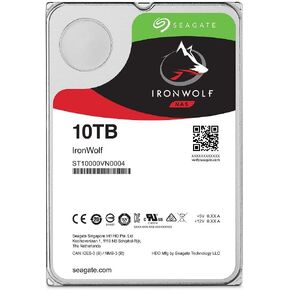 Seagate Ironwolf NAS 10TB SATA 6GB/s NCQ 256MB Cache 3.5 Internal Bare Drive (ST10000VN0004) in Kuwait