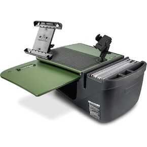 مكتب السيارة AutoExec GripMaster لمحطة عمل سيارتك ومكتبك المحمول، أخضر عسكري مع حامل للهاتف وحامل للكمبيوتر اللوحي in Kuwait