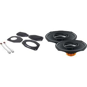 HERTZ DCX-690.3 6x9 Two-Way Coaxial Speakers and Sound Bar Mounting Kit Compatible with Jeep JL (2018-2023) & JT (2020-2023) in Kuwait