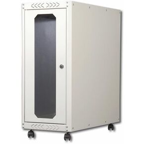 غلاف Digitus RAL7035 PC IP20 65 سم × 30 سم × 60 سم مع باب زجاجي آمن مؤطر/عجلات دوارة/رمادي in Kuwait