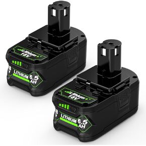 ترقية عالية السعة 8.0 أمبير متوافقة مع بطارية Ryobi 18V البديلة 18 فولت P102 P108 P103 P104 P105 P107 P109 P122 أدوات بطارية الطاقة اللاسلكية (8AH * 2) in Kuwait