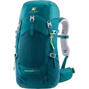 N NEVO RHINO 35L حقيبة ظهر بإطار داخلي، حقيبة ظهر للنساء والرجال مع غطاء للمطر، 30+5 لتر خفيفة الوزن للمشي لمسافات طويلة للتخييم والمشي لمسافات طويلة والسفر in Kuwait