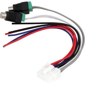 Power Input Speaker Wire Harness 10-Pin RCA Plug Compatible with Dual TBX10A I8P5 Amplifier in Kuwait