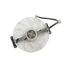 مروحة تبريد وحدة معالجة الرسومات 98 مم 4PIN T129215BU DC 12V 0.5A لـ RX 7800 XT 16G Dark Edition (1 Pink LED) in Kuwait