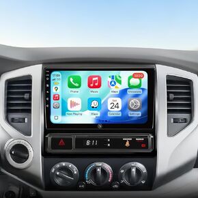ستيريو راديو السيارة لسيارة Toyota Tacoma 2005-2015، وحدة رأسية بشاشة تعمل باللمس مقاس 9 بوصات مع Android 13/CarPlay/Android Auto/4+64G /GPS Navigation/Bluetooth/FM/RDS Radio/كاميرا احتياطية عالية الدقة (4 النوى 9" 4+64G) in Kuwait