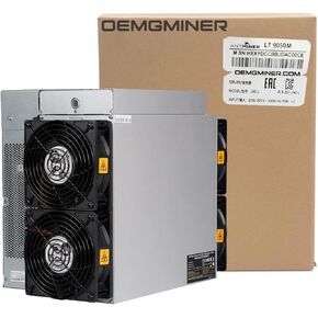 جهاز تعدين جديد من Bitmain Antminer L7 9050M Doge Coin & Litecoin LTC Coin Asic جهاز تعدين التشفير 220 فولت-240 فولت بوليت-في سفينة PSU بواسطة OEMGMINER in Kuwait