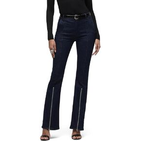 HUDSON Women's Beth Mid Rise, Petite Baby Bootcut Jean with Back Flap Pockets Rp in Kuwait
