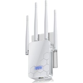 2026 مضخم إشارة ذكي يصل إلى 10000 قدم مربع، مكرر WiFi مع منفذ إيثرنت، مضخم صوت أجهزة التوجيه اللاسلكية، شبكة Wi-Fi أسرع بنسبة 80% | أوسع من أي وقت مضى، يدعم المزيد من أجهزة الشبكة في المنزل in Kuwait