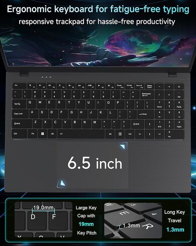 15.6 Inch Laptop for Business and Student, AMD 3020e Processor, FHD Anti-Glare Display, Privacy-Focused Webcam, 8GB RAM 256GB SSD, WiFi, Bluetooth 5.0, Type-C, Lightweight, Long Battery in Kuwait