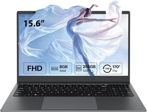 كمبيوتر محمول 15.6 بوصة، ذاكرة الوصول العشوائي 8 جيجابايت، 256 جيجابايت SSD، كمبيوتر محمول للطلاب والأعمال، معالج AMD 3020e، شاشة FHD مضادة للتوهج، عمر بطارية طويل، كاميرا ويب، WiFi5 in Kuwait