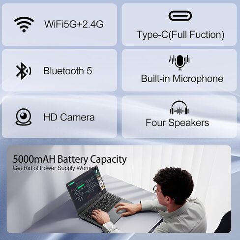 كمبيوتر محمول 15.6 بوصة، ذاكرة الوصول العشوائي 8 جيجابايت، 256 جيجابايت SSD، كمبيوتر محمول للطلاب والأعمال، معالج AMD 3020e، شاشة FHD مضادة للتوهج، عمر بطارية طويل، كاميرا ويب، WiFi5 in Kuwait