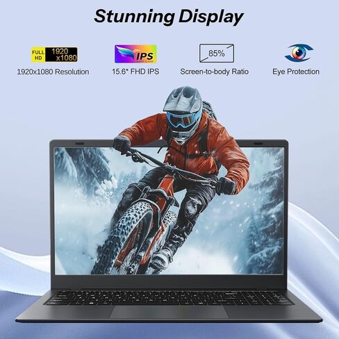 كمبيوتر محمول 15.6 بوصة، ذاكرة الوصول العشوائي 8 جيجابايت، 256 جيجابايت SSD، كمبيوتر محمول للطلاب والأعمال، معالج AMD 3020e، شاشة FHD مضادة للتوهج، عمر بطارية طويل، كاميرا ويب، WiFi5 in Kuwait