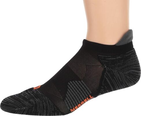 Merrell Men's and Women's Trail Running Cushioned Socks-1 Pair Pack-Unisex Anti-Slip Heel and Arch Compression in Saudi Arabia