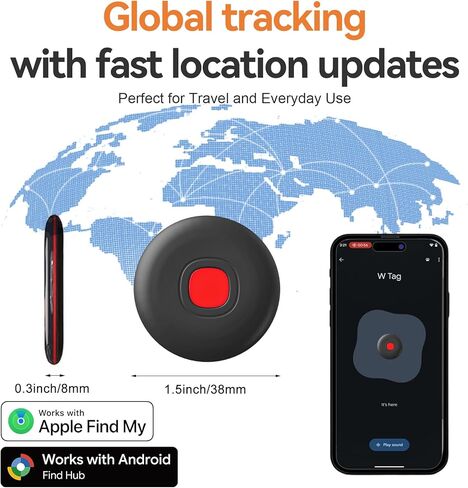 علامات 2026 لتعقب الهواء لأجهزة Android أو iOS، وعلامات بلوتوث ذكية بنظام مزدوج، وتطبيق Find Hub الخاص بي أو Google، وباحث المفاتيح ومحدد موقع العناصر، وعلامات تعقب الأمتعة لنظام Android للمفاتيح والمحافظ والحقائب in Kuwait
