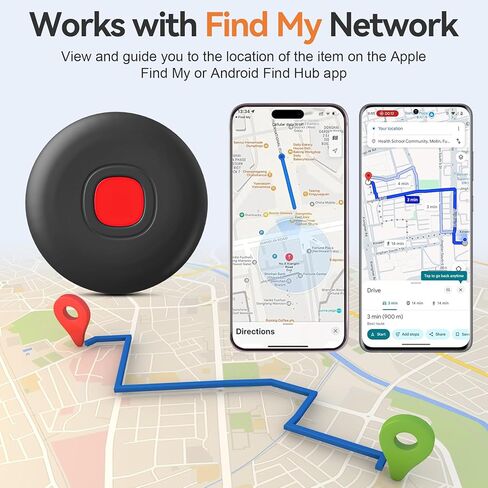 2026 Air Tracker Tags for Android or iOS, Dual System Smart Bluetooth Tags, Find My or Google'S Find Hub App, Keys Finder and Item Locator, Android Luggage Tracker Tags for Keys, Wallets, Bags in Saudi Arabia