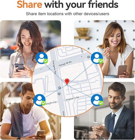 2026 Air Tracker Tags for Android or iOS, Dual System Smart Bluetooth Tags, Find My or Google'S Find Hub App, Keys Finder and Item Locator, Android Luggage Tracker Tags for Keys, Wallets, Bags in Saudi Arabia