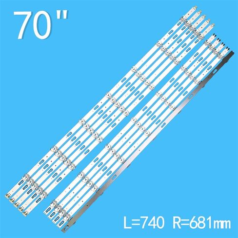 3VCompatible with LED Backlight Compatible with Samsung UE70TU7090 UE70TU7100 UE70TU7000 UN70TU7000 UE70TU7020K BN96-52063A 52065A LM41-01033A in Kuwait